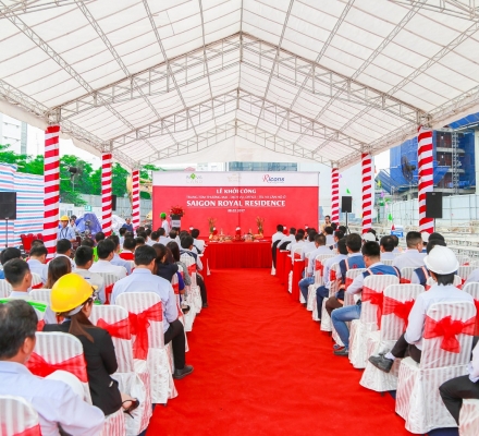 ĐẦU NĂM ĐINH DẬU, RICONS CÙNG NOVALAND GROUP KHỞI CÔNG DỰ ÁN SAIGON ROYAL RESIDENCE